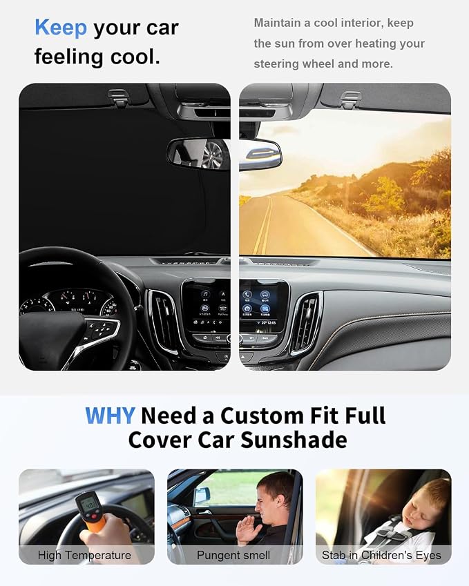 Sunshade Sun Shade for 2020 2021 2022 2023 2024 2025 Kia Telluride Accessories - Image 6