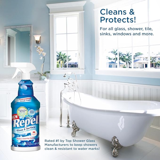 Clean-X REPEL Glass & Surface Cleaner 32 fl. oz. - Image 9