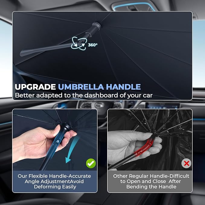 Windshield Sun Shade Umbrella: Custom Fit - Image 6