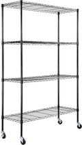VEVOR Storage Shelving Unit, 4-Tier Adjustable Storage Shelves, Metal Shelves by VEVOR