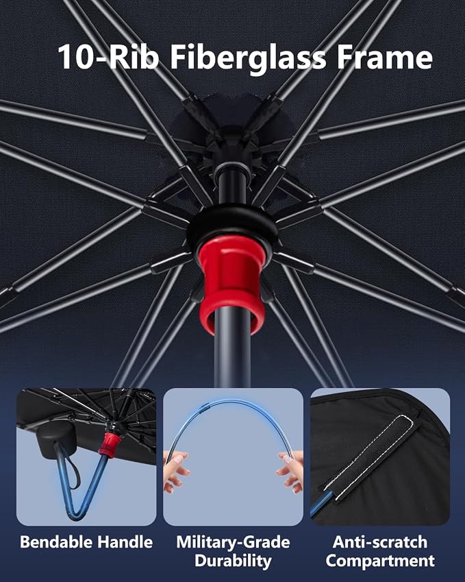 Car Windshield Sun Shade-Sun Ray Reflective Front Window Cover, Foldable Car - Image 2