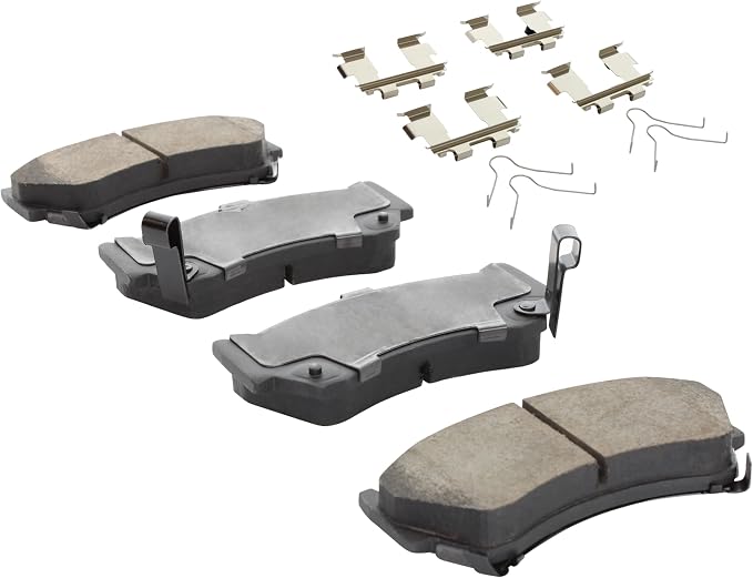 Premium Semi-Metallic Front Brake Pads Replacement - Image 2