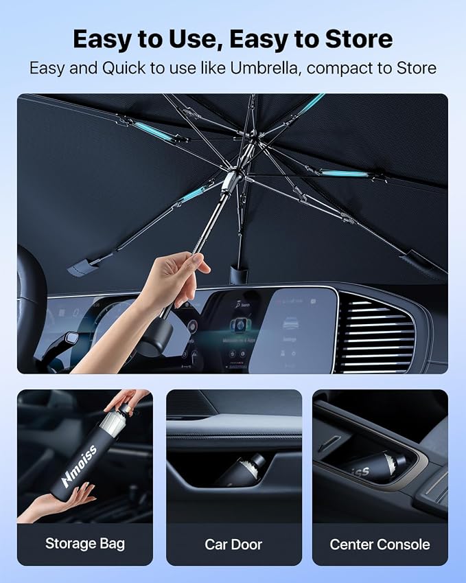 Upgrade Nmoiss Windshield Sun Shade Umbrella - Image 6