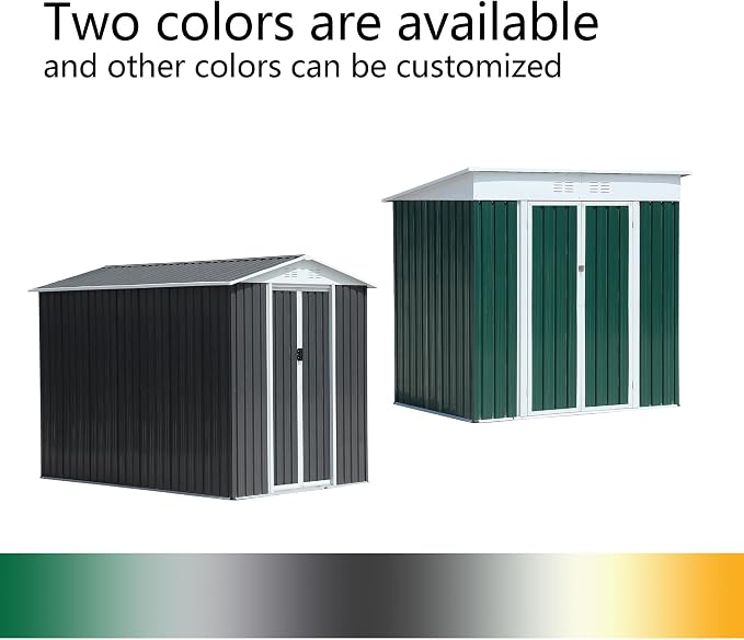 6x4 FT Outdoor Storage Shed - Image 6
