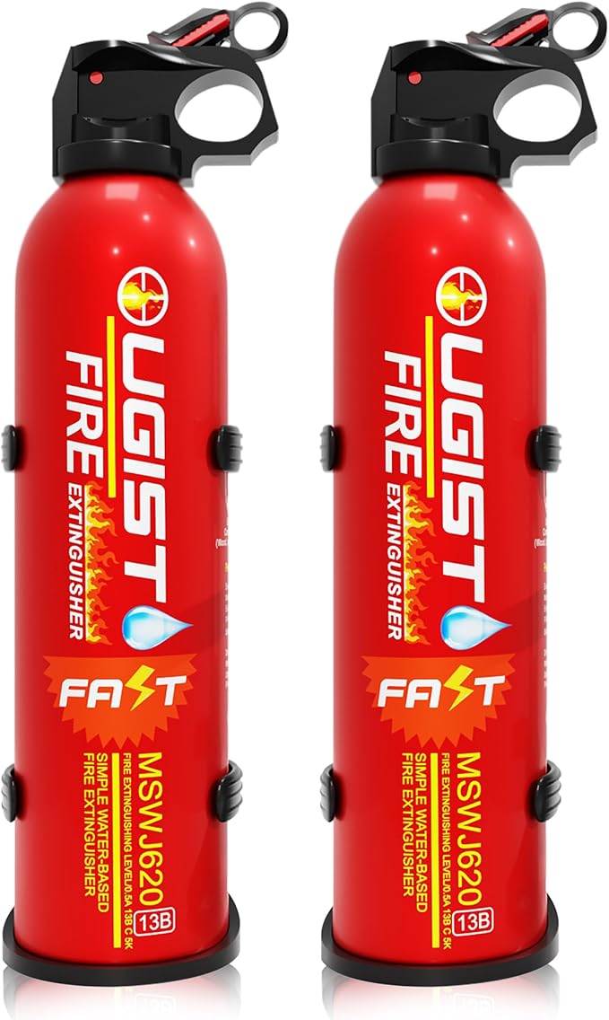 Fire Extinguisher for Vehicle & Home 620ml 2 Count, Car Fire Extinquishers by Ougist