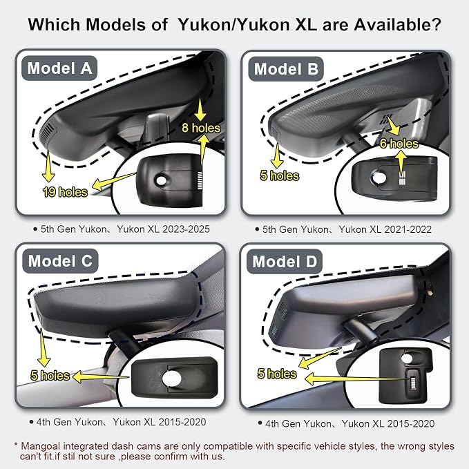Front 4K & Rear 1080P Dash Cam Custom fit - Image 2