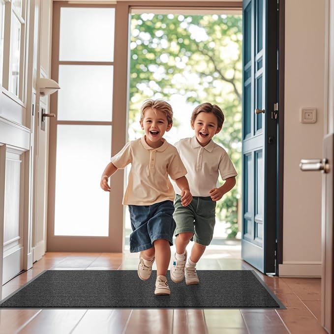 Front Door Mat, Commercial Entrance, Low Profile, Durable Rubber Backing - Image 7