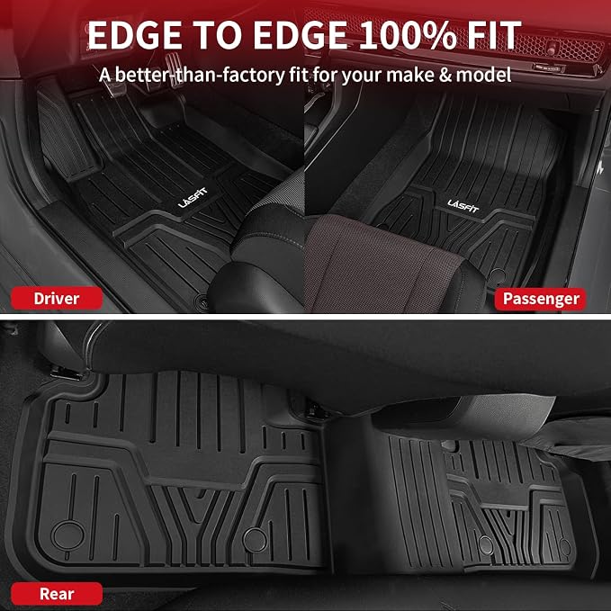 LASFIT Floor Mats for Honda Civic 2022-2025 2026| for Acura Integra 2023-2025 - Image 8