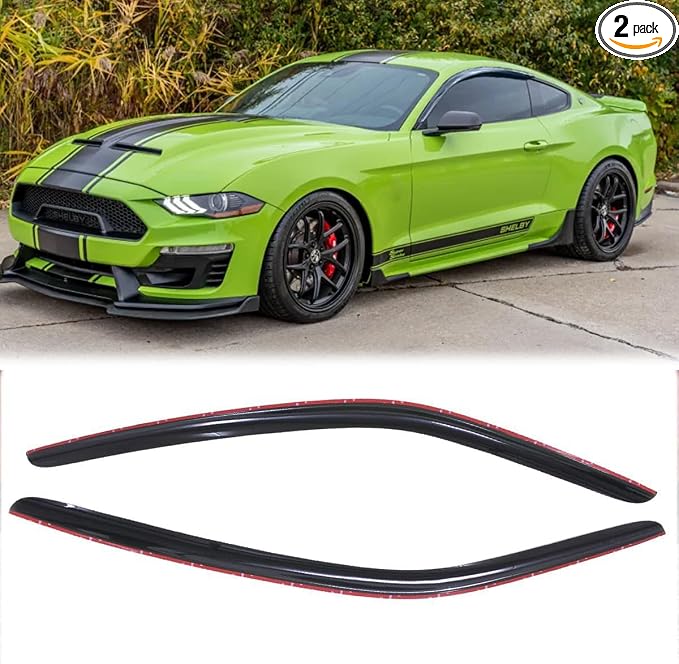 2pcs Original Shatterproof Outside Mount Style Sun Rain Guard Durable Side by Deebior