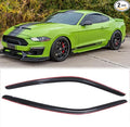2pcs Original Shatterproof Outside Mount Style Sun Rain Guard Durable Side by Deebior