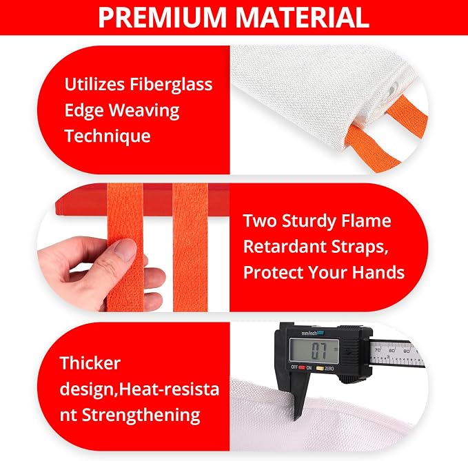SecuCaptain Emergency Fire Blanket - Image 2