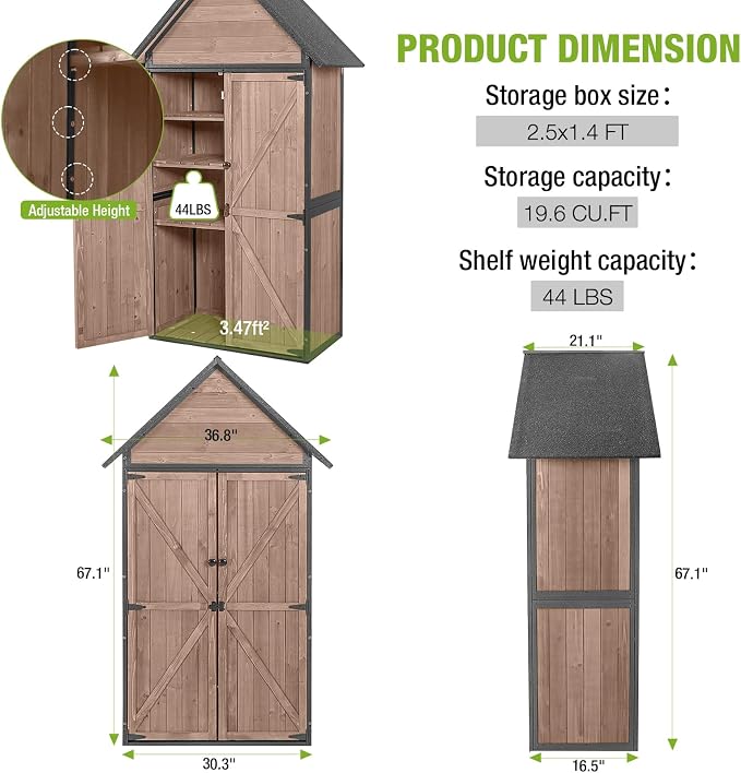 GUTINNEEN Shed Outdoor Storage Upgraded - Image 6