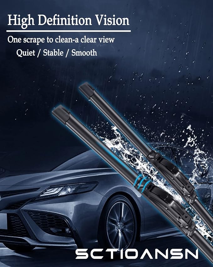 3 Wipers Set for Suzuki SX4 2007-2013, Windshield Wiper Blades Original - Image 4