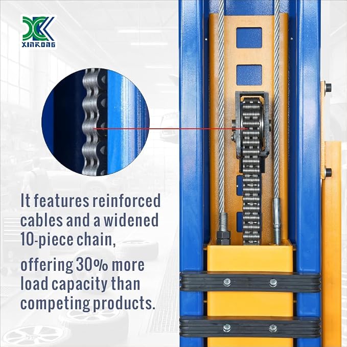 XK-1500L Auto Lift Car Lift Capacity 15000 Lbs Overhead Truck Hoist - Image 4