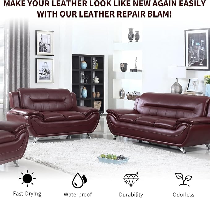 Maroon Leather Recoloring Balm - Image 7