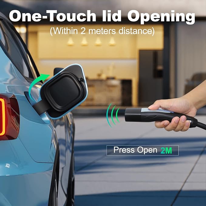 Level 2 EV Charger for Tesla 32Amp, 7KW Electric Vehicle Portable Charger - Image 2