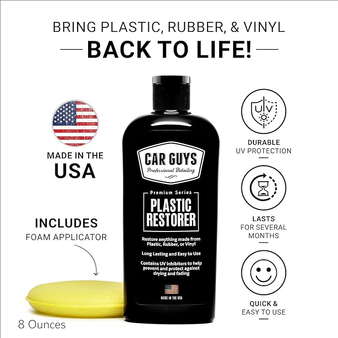CAR GUYS Plastic Restorer | Bring Plastic, and Vinyl Back to Life! | User - Image 2