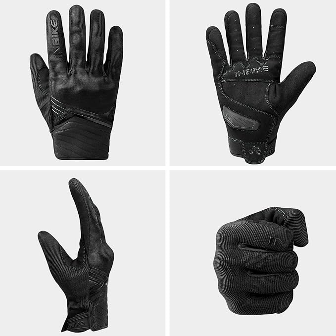 INBIKE Breathable Mesh Motorcycle Gloves Touchscreen - Image 6