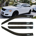 4pcs Original Shatterproof Window Wind Deflectors by Deebior