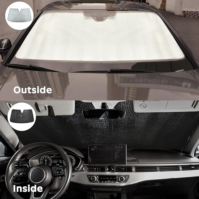Windshield Sun Shade for Kia Telluride 2020-2025 - Image 7