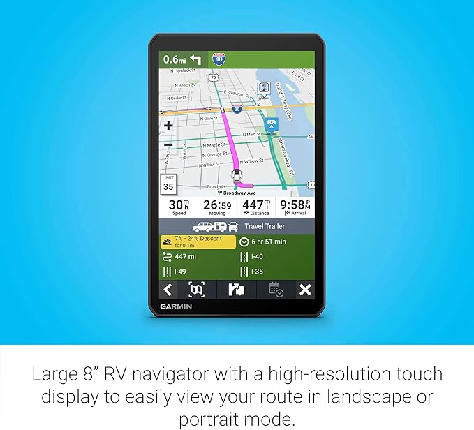 Garmin RV 895 RV MT-S GPS Navigator - Image 3