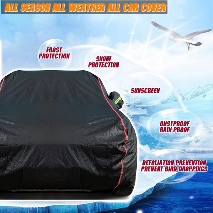 Car Cover, Fit for MPV, Breathable New Material for Sun Protection, Waterproof - Image 7