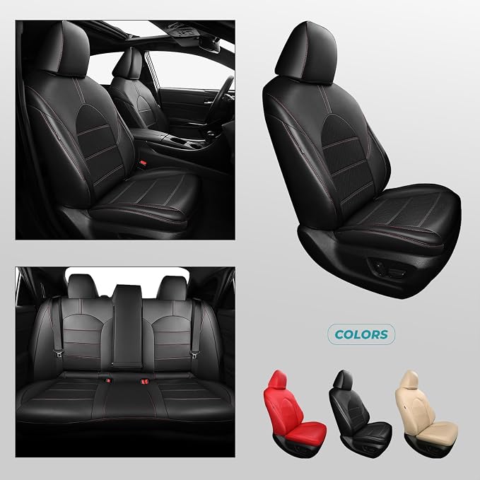 for Toyota Camry Seat Covers LE SE SE Nightshade 2018 2019 2020 2021 2022 2023 - Image 8