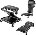 Powerbuilt 42-Inch Triplex Folding Creeper, Rolling Seat, and Brake Stool by PowerbuiltTools