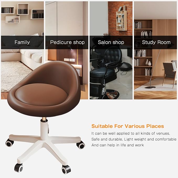 Rolling Stool Rolling Hydraulic Salon Stool - Image 5