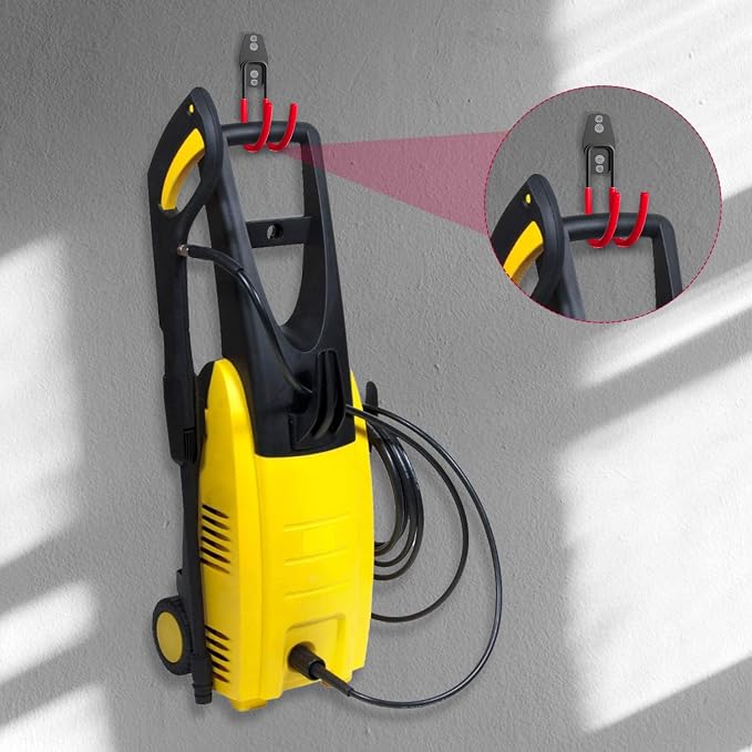 3-H Garden Hose Holder Wall Mount 2 Pack, Solid Steel Hose Hanger, Water Hose - Image 5