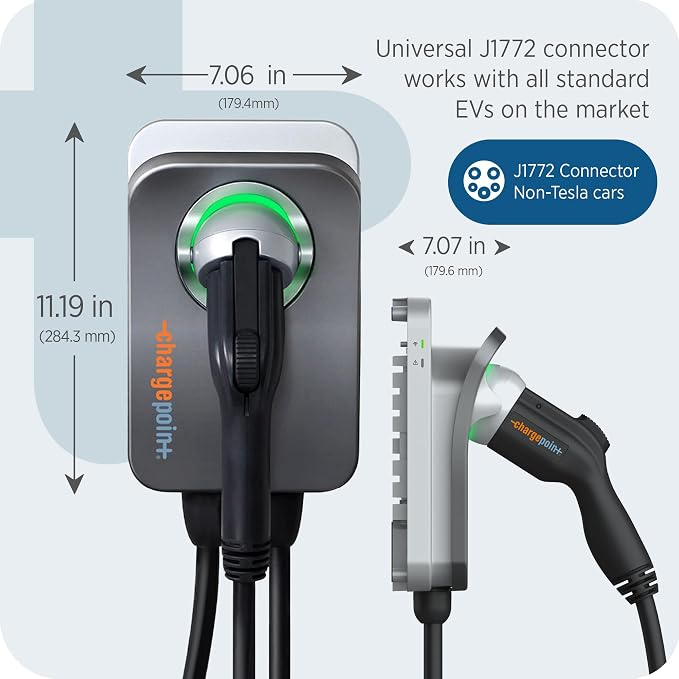 ChargePoint HomeFlex Level 2 EV Charger J1772, NEMA 6-50 Plug - Image 2