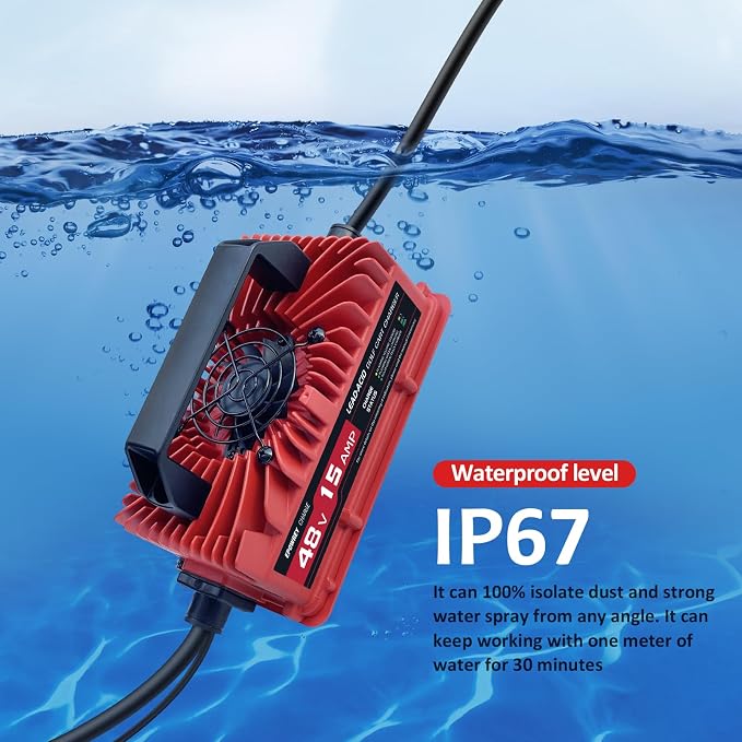 15 AMP 48 Volt Golf Carts Battery Charger - Image 3