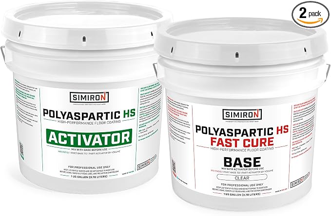 Polyaspartic High Solids Topcoat Coating System by Simiron