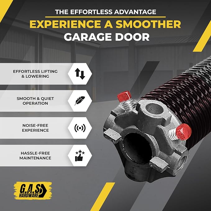 Garage Door Torsion Spring 234x1.75x31 Includes 1” Steel Bearing, Non-Slip - Image 5