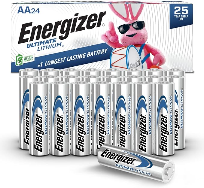 Energizer Ultimate Lithium AA Batteries Pack, 1.5V AA Batteries by Energizer