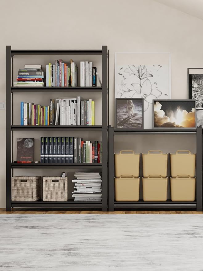 JHYKHG 39" W Storage Shelves, 5-Tier Heavy Duty Garage Shelving, Adjustable - Image 8