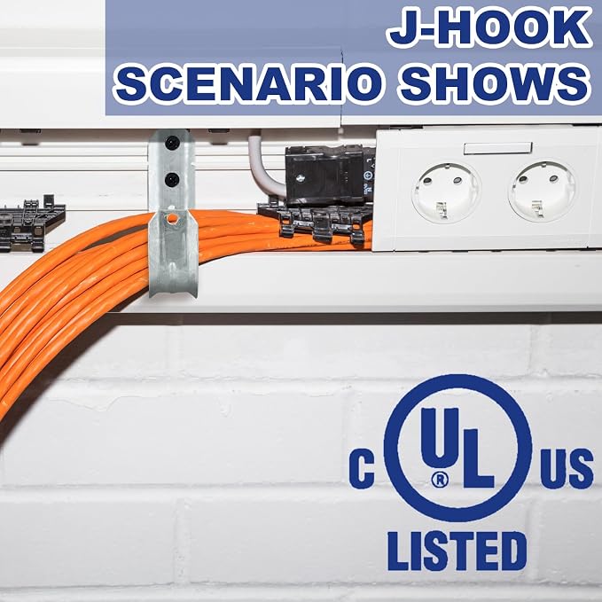 Gisafai 50 Cable Support J Hook, Cable Hooks - Image 5
