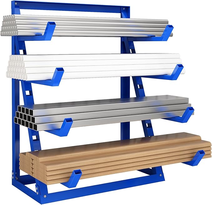Heavy Duty Steel Horizontal Storage Rack by Hymula