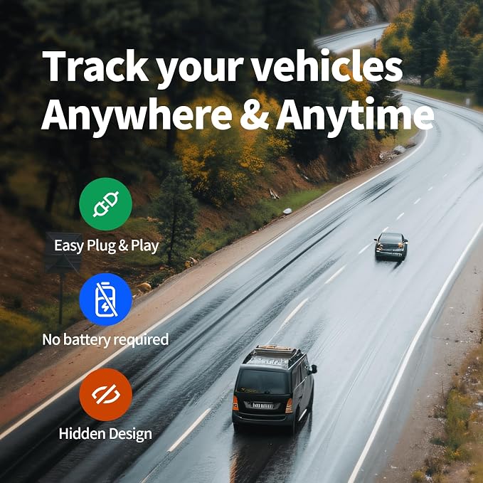Wired GPS Tracker for Vehicles No Monthly Fee, No Subscription, Real-Time - Image 8