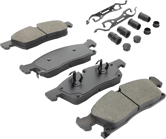 Premium Semi-Metallic Front Brake Pads Compatible - Image 2