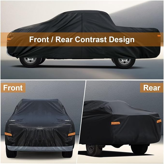 Kayme Truck Cover Custom Fit Chevrolet Silverado 3500HD Crew Cab SB. Full - Image 5