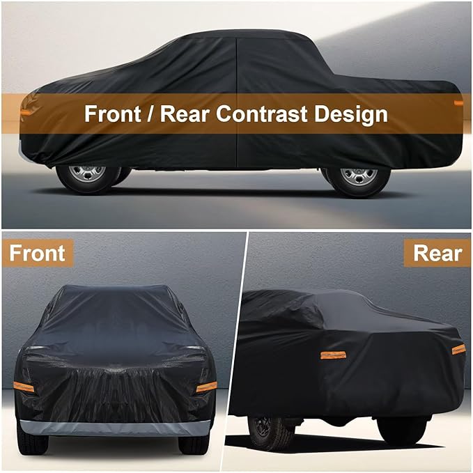 Kayme Truck Cover Custom Fit Ford F-250 Crew Cab Short Bed. Full Exterior Heavy - Image 5
