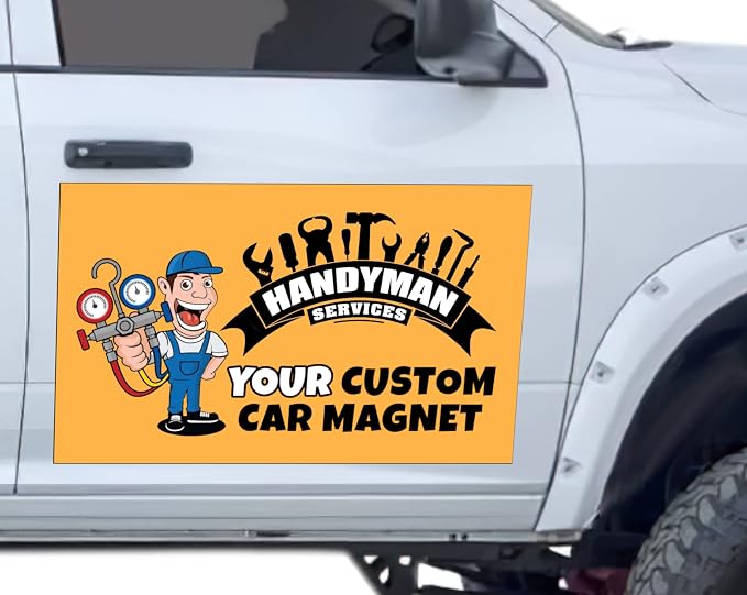 Custom Car Magnet Sign | Personalized Logo - Image 7