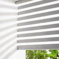Persilux Cordless Zebra Blinds for Windows Free-Stop Roller Shades Dual Layer by PersiluxHome