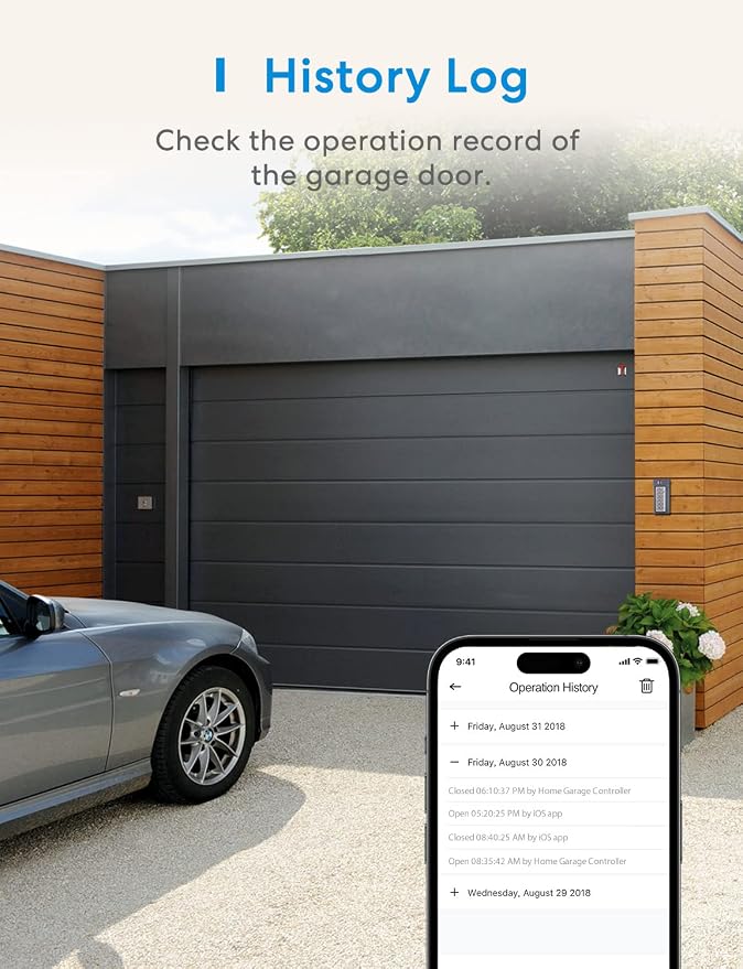 meross Smart Garage Door Opener Remote - Image 8