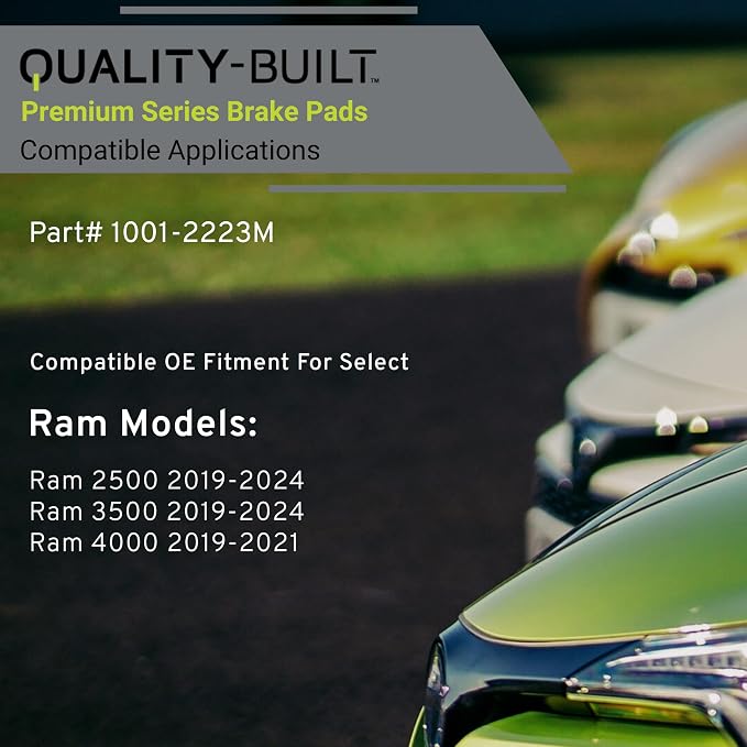 Premium Semi-Metallic Front Brake Pads Compatible - Image 3