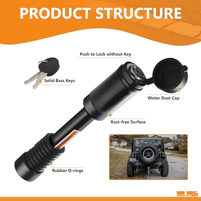 Trailer Hitch Locks, Hitch Lock - Image 5