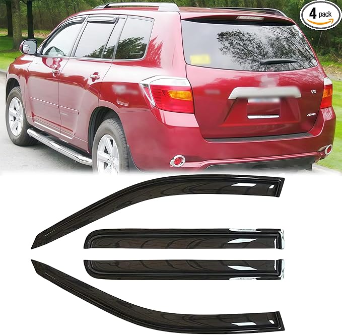 Rainproof Side Window Wind Deflectors by VICOJETOR