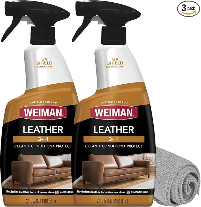 Weiman Leather Cleaner Conditioner & Protector by Weiman