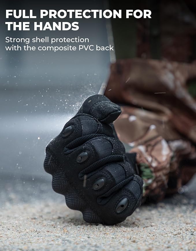 KEMIMOTO Tactical Gloves for Men, Touchscreen Motorcycle Gloves - Image 2